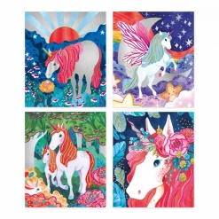 Kreativt Legetøj-Janod Perlemor Og 3D-maleri Enhjørning