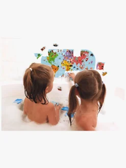 Vandlegetøj-Janod Puslespil Badelegetøj Explorers Map