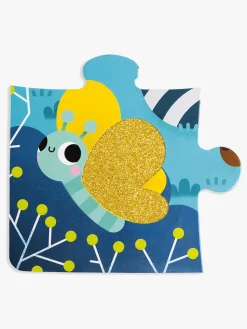 Spil & Puslespil-Janod Tactile Puslespil Skovdyr 20 Dele Flerfarvet