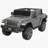 Elbiler & -Køretøjer-Jeep Gladiator Rubicon Elbil, Grå