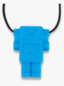 Spil & Puslespil-Jellystone Designs Bidelegetøj Medium Robot, Blå