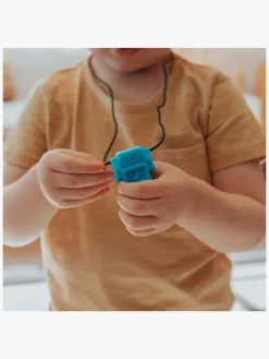 Spil & Puslespil-Jellystone Designs Bidelegetøj Medium Robot, Blå