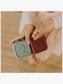 Babylegetøj-Jellystone Designs My First Dice Bidelegetøj, Honey Oatmeal