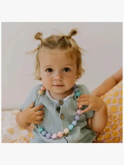 Spil & Puslespil-Jellystone Designs Prinsessen På Ærten Bidelegetøj Medium Regnbue, Pastel Flerfarvet