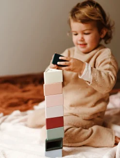 Babylegetøj-Jellystone Designs Tælleklods, Natur Flerfarvet