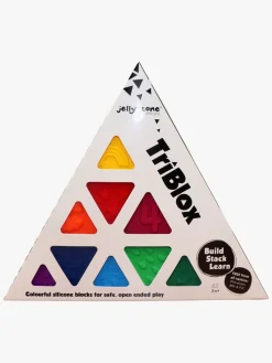 Babylegetøj-Jellystone Designs Tælleklods, Regnbuefarvet Flerfarvet