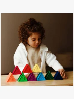 Babylegetøj-Jellystone Designs Tælleklods, Regnbuefarvet Flerfarvet