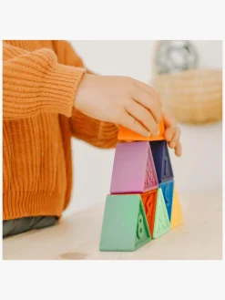 Babylegetøj-Jellystone Designs Tælleklods, Regnbuefarvet Flerfarvet