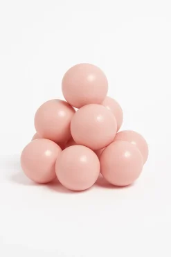 Boldbassiner-JLY Bolde til Boldbassin 100 stk. Powderpink Lyserød