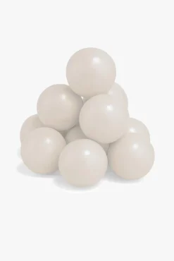 Boldbassiner-JLY Bolde til Boldbassin 100 stk. Pearl Hvid