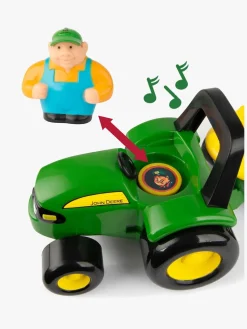 Legetøjsbiler & -Fartøjer-JohnDeere John Deere Dyr Lyde Traktor med Bondegårdsdyr