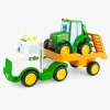 Legetøjsbiler & -Fartøjer-JohnDeere John Deere Transportsæt Farmin' Friends