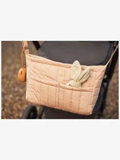 Babylegetøj-Jollein Bunny Ears Bidering, Olive green Grøn