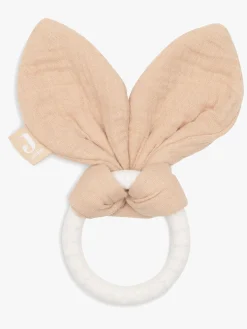 Babylegetøj-Jollein Bunny Ears Bidering, Moonstone Beige