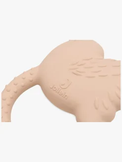 Babylegetøj-Jollein Gummi Bidelegetøj, Lovely Birds Beige