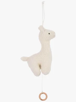 Babylegetøj-Jollein Lama Spilledåse, Off-White
