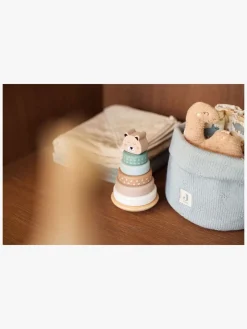 Babylegetøj-Jollein Rocking Ring Stablelegetøj, Jungle Jambo Flerfarvet