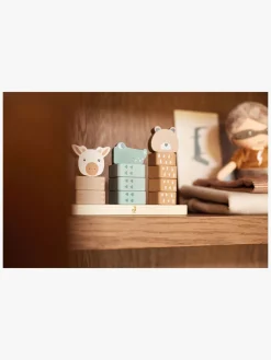 Babylegetøj-Jollein Stablelegetøj, Jungle Jambo Grøn/Lyserød/Beige