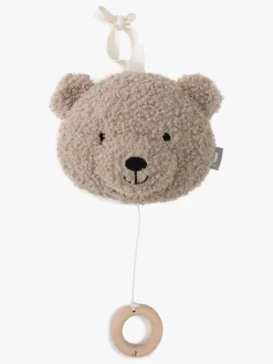 Babylegetøj-Jollein Teddy Bear Spilledåse, Olive Green Grøn
