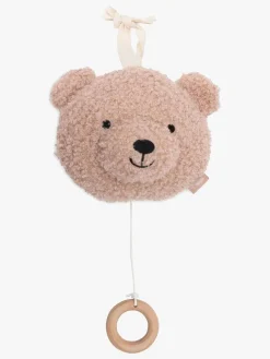 Babylegetøj-Jollein Teddy Bear Spilledåse, Wild Rose Lyserød