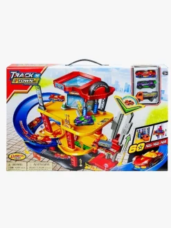 Legetøjsbiler & -Fartøjer-JuniorDriver Junior Driver Gas Station Racerbane med 3 Biler