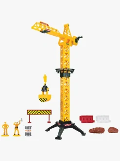 Legetøjsbiler & -Fartøjer-JuniorDriver Junior Driver Tower Crane 57 cm Legesæt med 2 Transportmidler