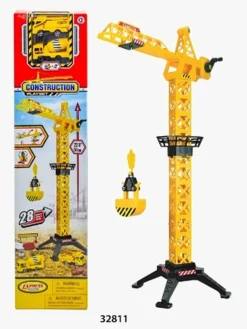 Legetøjsbiler & -Fartøjer-JuniorDriver Junior Driver Tower Crane 57 cm Legesæt med 2 Transportmidler