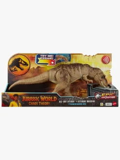 Legetøjsfigurer-JurassicWorld Jurassic World All Out Attack T-Rex