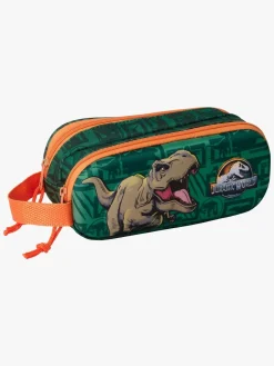 Kreativt Legetøj-JurassicWorld Jurassic World 3D Dobbelt Penalhus, Grøn