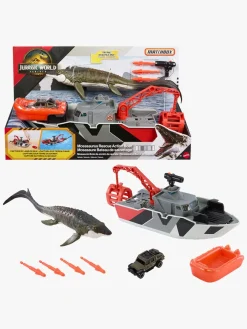 Legetøjsfigurer|Legetøjsbiler & -Fartøjer-Matchbox Jurassic World Legesæt