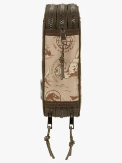 Kreativt Legetøj-JurassicWorld Jurassic World Penalhus med 3 Rum, Sandfarvet