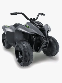 Elbiler & -Køretøjer-Injusa Kawasaki ATV KFX90 Buggy 6V, Grå