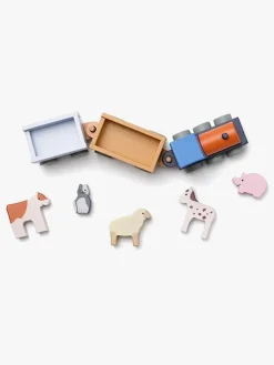 Babylegetøj-KidsConcept Kid's Concept Aiden Tog med Bondegårdsdyr
