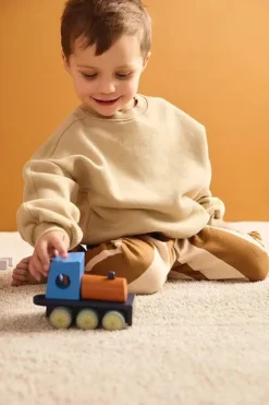 Babylegetøj-KidsConcept Kid's Concept Aiden Tog med Bondegårdsdyr