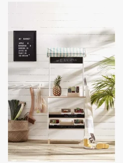 Rolleleg-KidsConcept Kids Concept Bistro Markedsbod, Hvid/Multi