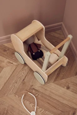Dukker & Bamser-KidsConcept Kids Concept Dukkevogn Natur