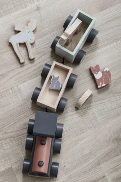 Legetøjsbiler & -Fartøjer-KidsConcept Kids Concept  Edvin Dyretog