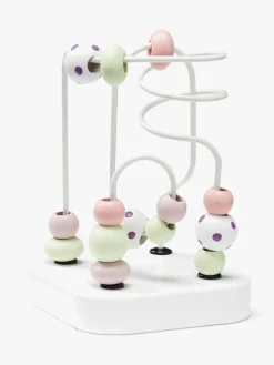 Trælegetøj-KidsConcept Kids Concept Edvin Kuglebane Mini, Hvid Hvid/Flerfarvet