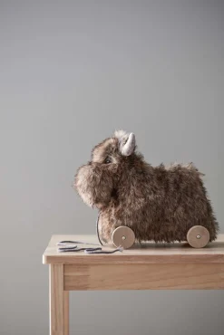 Trælegetøj-KidsConcept Kids Concept Edvin Trækdyr Elg, Brun