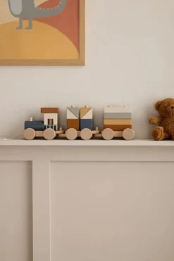 Babylegetøj-KidsConcept Kid's Concept Klodstog, Brun