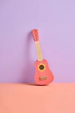 Musikinstrumenter-KidsConcept Kid's Concept Legetøjsguitar Blomst, Pink