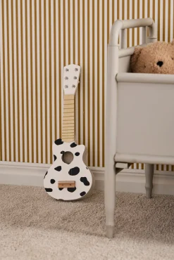 Musikinstrumenter-KidsConcept Kid's Concept Legetøjsguitar, Sort/Hvid