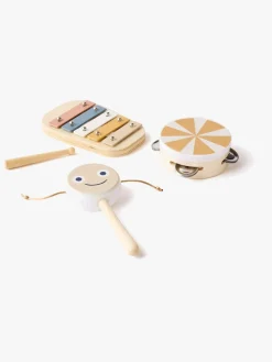 Musikinstrumenter|Legetøj Til Børn På 0-10 År-KidsConcept Kid's Concept Musiksæt, Brun