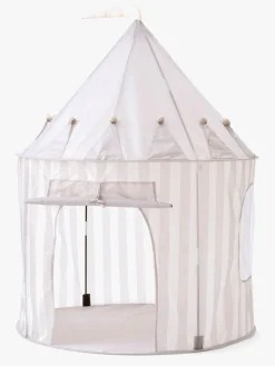 Legetelte & -Tunneler-KidsConcept Kids Concept Stribet Legetelt, Grå Grå