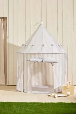 Legetelte & -Tunneler-KidsConcept Kids Concept Stribet Legetelt, Grå Grå