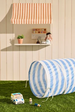 Legetelte & -Tunneler-KidsConcept Kids Concept Stribet Legetunnel, Blå Blå