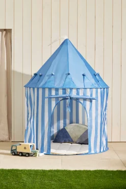 Legetelte & -Tunneler-KidsConcept Kids Concept Stribet Legetelt, Blå Blå