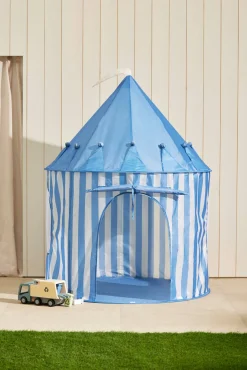 Legetelte & -Tunneler-KidsConcept Kids Concept Stribet Legetelt, Blå Blå