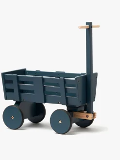 Dukker & Bamser-KidsConcept Kids Concept Trækvogn Carl Larsson, Blå Blå