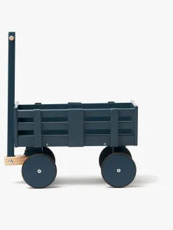 Dukker & Bamser-KidsConcept Kids Concept Trækvogn Carl Larsson, Blå Blå